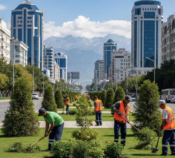 Озеленитель работа