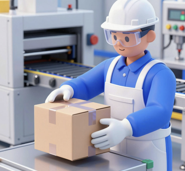 Упаковщик на производстве