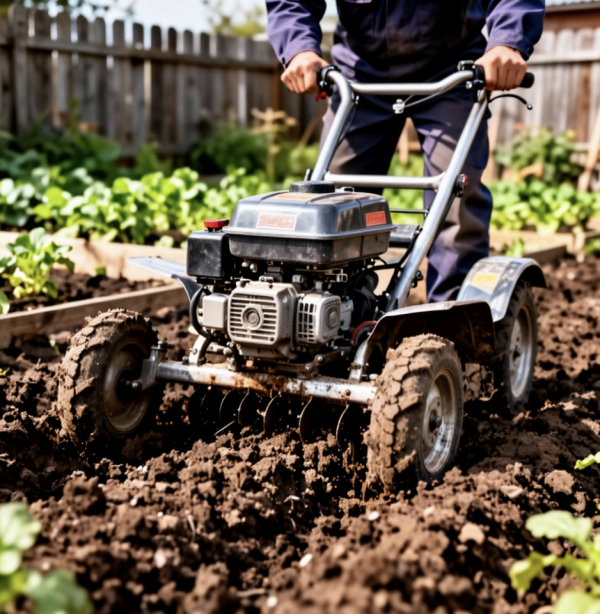 Мотокультиватор на даче