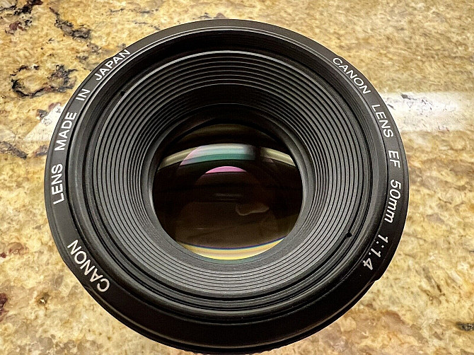 Объектив Canon EF 50mm f/1.4 USM Prime в отличном состоянии Павлодар - сурет 3