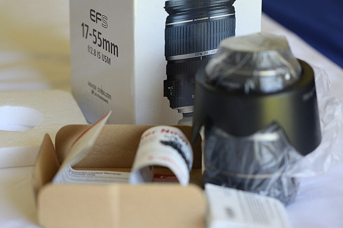 Объектив Canon EF-S 17-55mm f/2.8 IS USM для цифровых камер Canon Павлодар - изображение 5