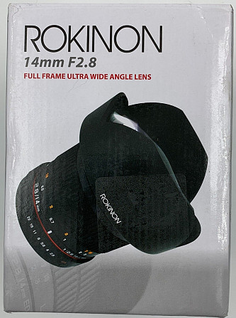 Сверхширокоугольный объектив Rokinon FE14M-C 14 мм F2.8 для Canon Павлодар - сурет 6