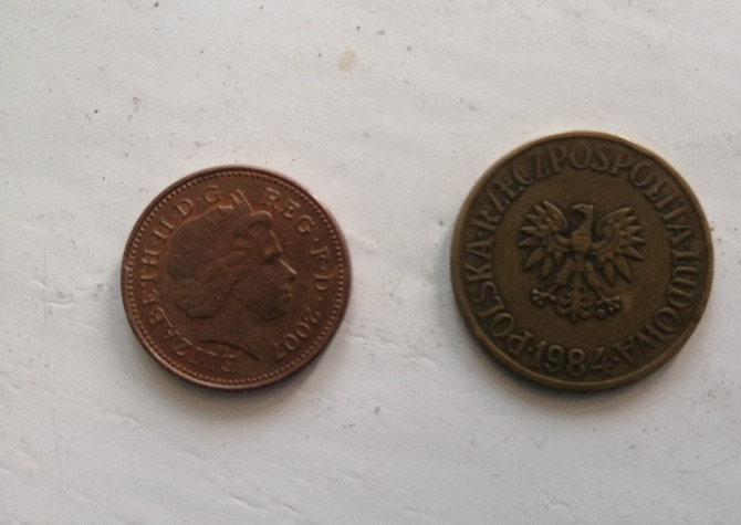 Продам польскую монету 5 злотых 1984 год и 1 пенни королевы Елизаветы 2007 год Усть-Каменогорск - изображение 5
