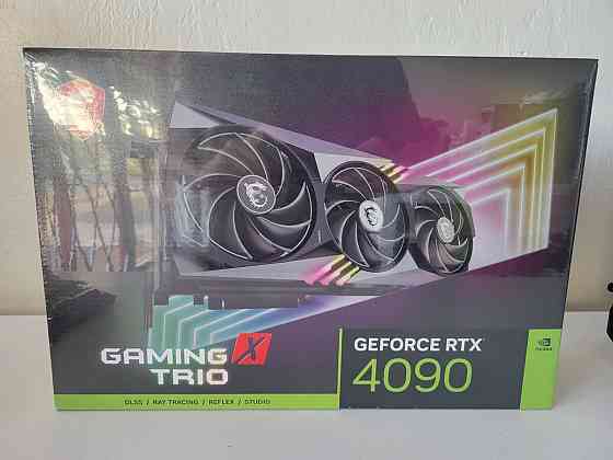 Продается MSI GeForce RTX 4090 Gaming X TRIO 24GB Алматы