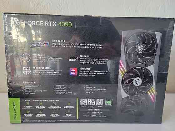 Продается MSI GeForce RTX 4090 Gaming X TRIO 24GB Алматы