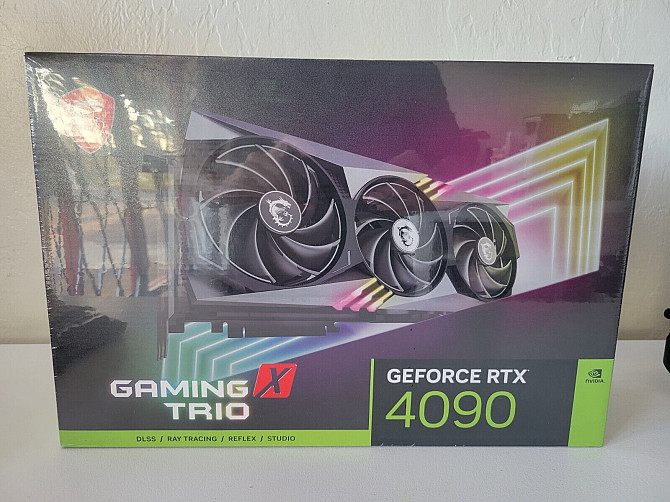 Продается MSI GeForce RTX 4090 Gaming X TRIO 24GB Алматы - сурет 4