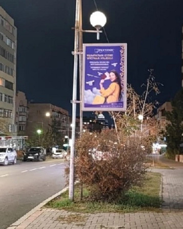 Реклама на придорожных столбах и опорах Алматы - изображение 2