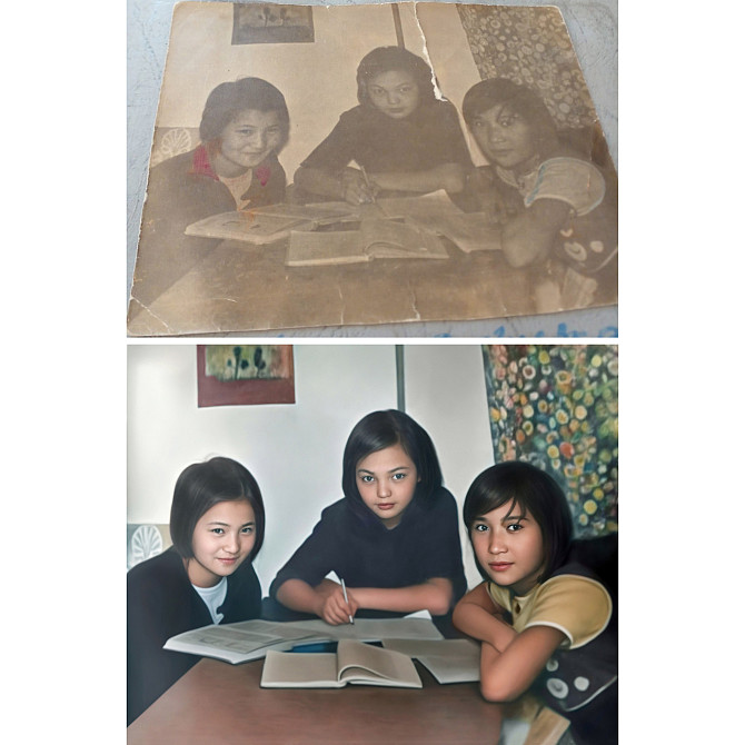 Реставрация фото, восстановление старых фотографий Алматы - сурет 1