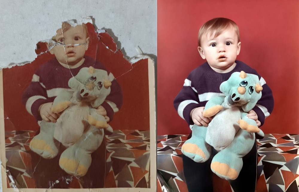 Преобразование старых фотографий в современные портреты