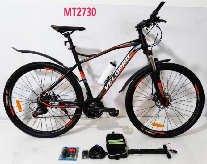 Велосипед Velopro MT2730 26 дюйм 2020 19 дюймов красный Алматы - изображение 1