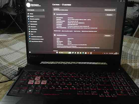 Продам ноутбук Ноутбук ASUS TUF Gaming F15 FX506HF-HN027 черный Атбасар