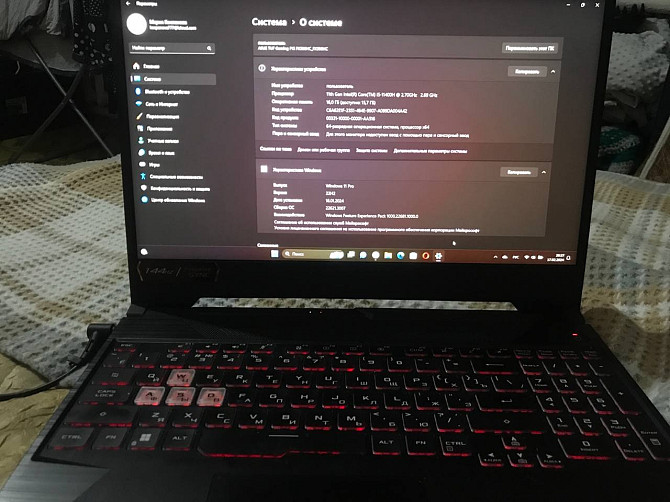 Продам ноутбук Ноутбук ASUS TUF Gaming F15 FX506HF-HN027 черный Атбасар - сурет 1