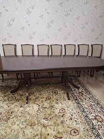Продам обеденную зону: обеденный стол, стулья обеденные Астана (Нур-Султан)