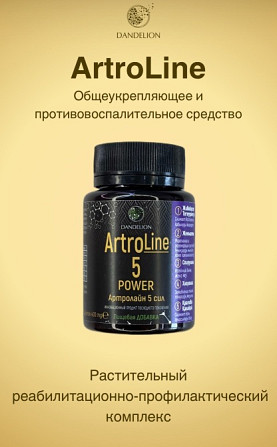 Бутылка ArtroLine 5 Power, противовоспалительное средство