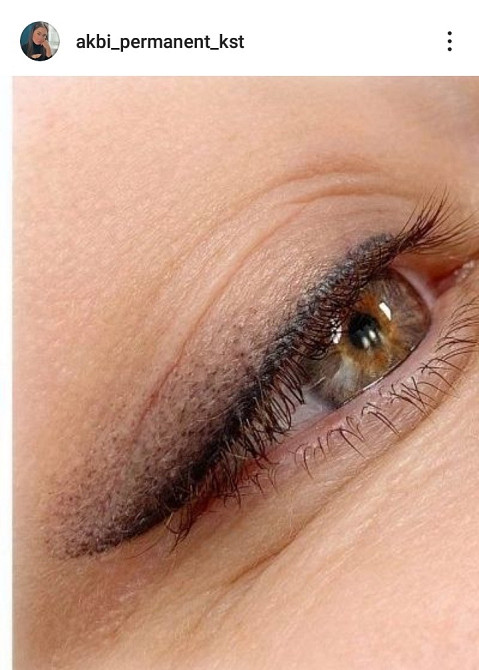 Перманентті макияжбен көз
