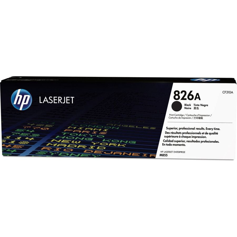 Упаковка картриджа HP LaserJet 826A, черный цвет