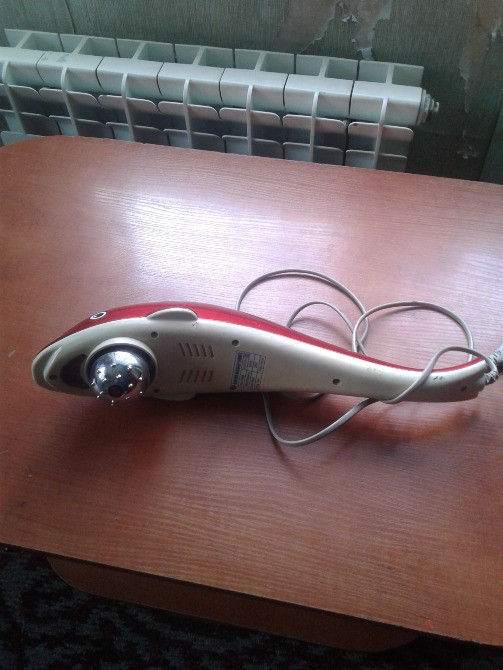 Электрлік массажёр, қолға арналған және дөңгелек науқаспен