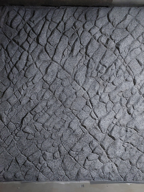 сұр қаптаманың текстурасы с рифлением