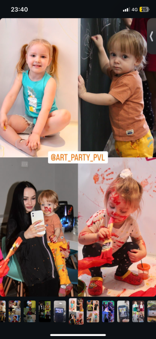 Картинка с детьми, занимающимися рисованием и творчеством