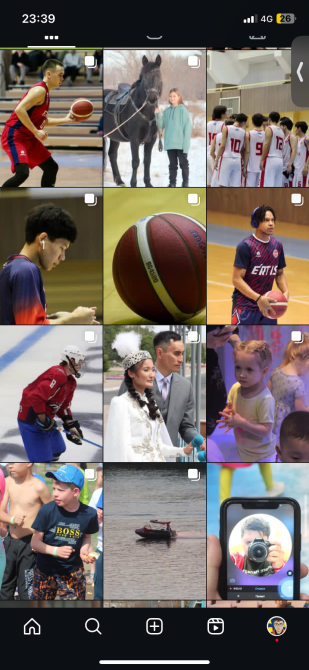 Картинка с баскетболом, лошадьми и детьми