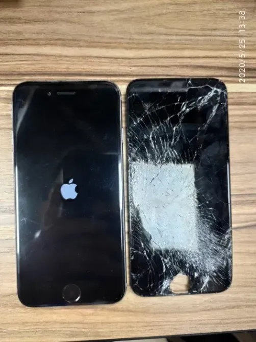 Сынған смартфондар мен жарықшақтанған экрандар