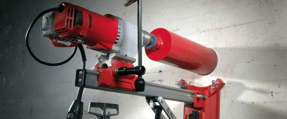 Алмазды бұрғылау жабдықтарын қолдану, қабырғаға орнату