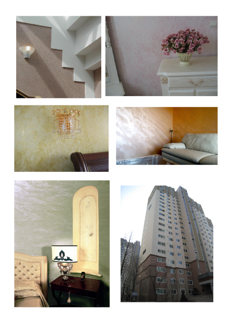 Декорированные стены и интерьеры в современных помещениях с различными отделочными материалами