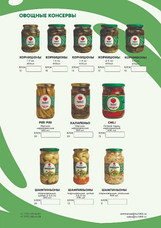 Консервированные овощи Шымкент - изображение 2