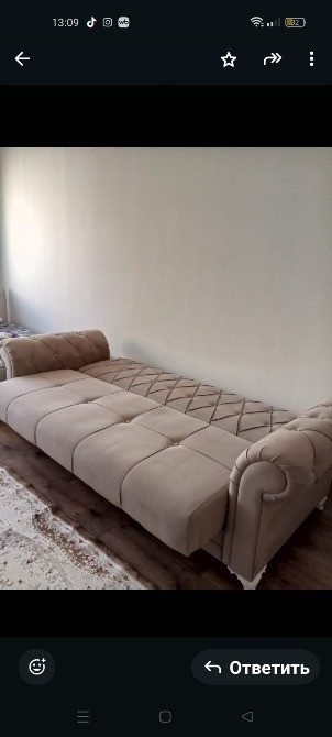 Диванның жайылған түрі, жататын элементтер