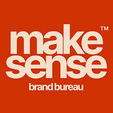 логотип Make Sense на оранжевом фоне