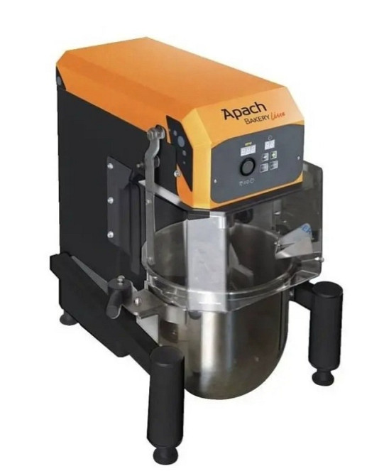 Апарат для замеса теста Apach с металлической чашей и цифровым дисплеем