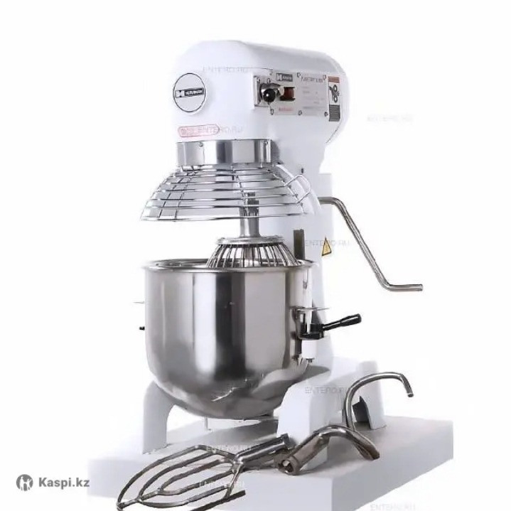 Миксер с чашей из нержавеющей стали и венчиками, предназначенный для смешивания и приготовления пищи