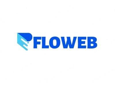 Floweb компаниясының логотипі, стилдендірілген 
