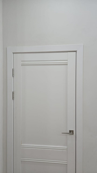 Жеңіл дизайн мен әрлеуі бар есік