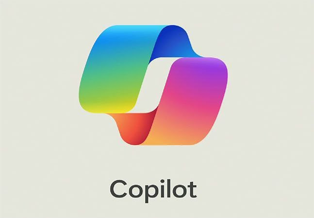 Copilot қосымшасының логотибі градиентті түстермен