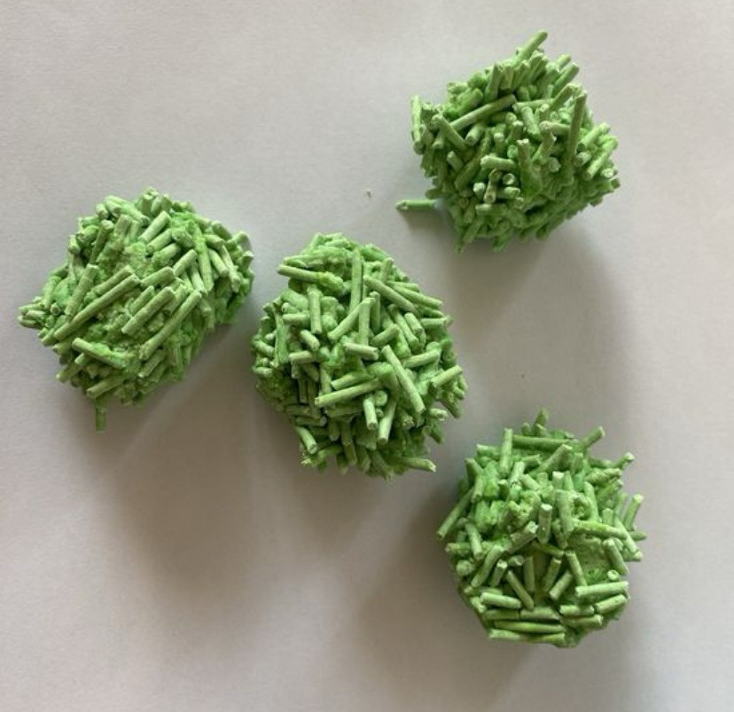 Группировка гранул для кошачьего туалета