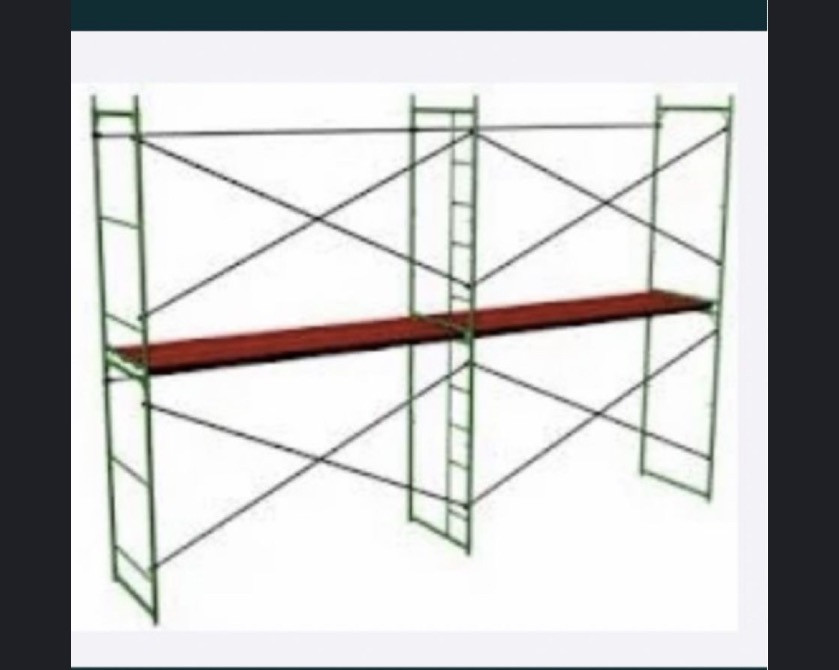 Модуль строительных лесов с перекрестными связями