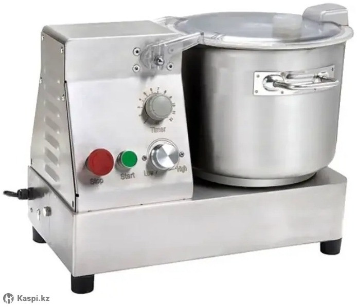 Электрическая варочная машина с металлическим корпусом и чашей, оснащенная таймером и кнопками запуска