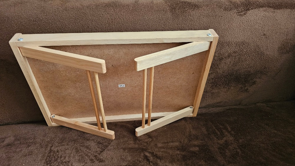 Жинақталатын поднос, артқы жағынан, ағаш