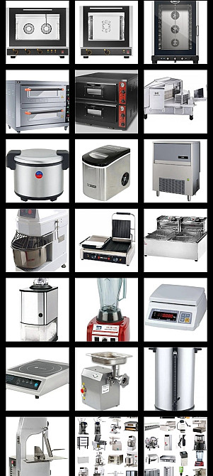 Разнообразие оборудования для кухни