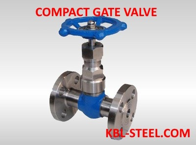 Компактный задвижной вентиль с фланцами