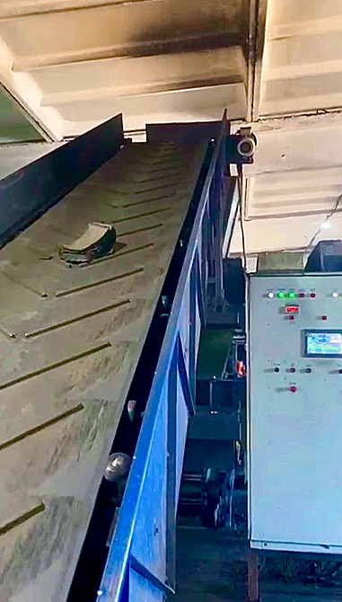 Материалдарды жинау цехында тасымалдауға арналған конвейерлік лента