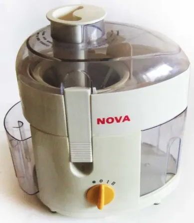 Цитрусовая соковыжималка NOVA с прозрачным корпусом и ручным управлением