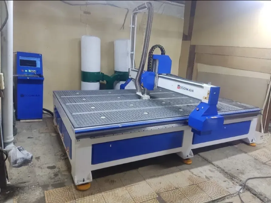 Станок для резки с управлением WOODMAN в полузащищенной зоне