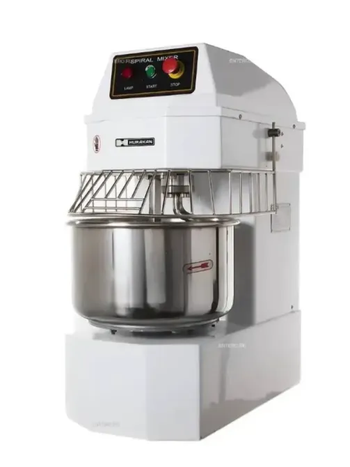 Стационарный миксер с металлической чашей и управлением на передней панели