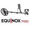 Металлоискатель Minelab Equinox 700, үлкен көрсетілетін дисплеймен және екі катушамен жабдықталған, іздеу үшін тамаша құрал.