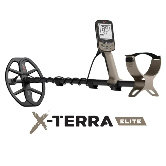 Металлоискатель X-TERRA ELITE дисплеймен және катушкасымен, металл іздеу үшін арналған құрылғы.
