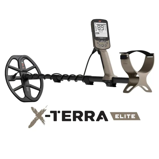 Металлоискатель X-TERRA ELITE с цифровым дисплеем и катушкой черного цвета
