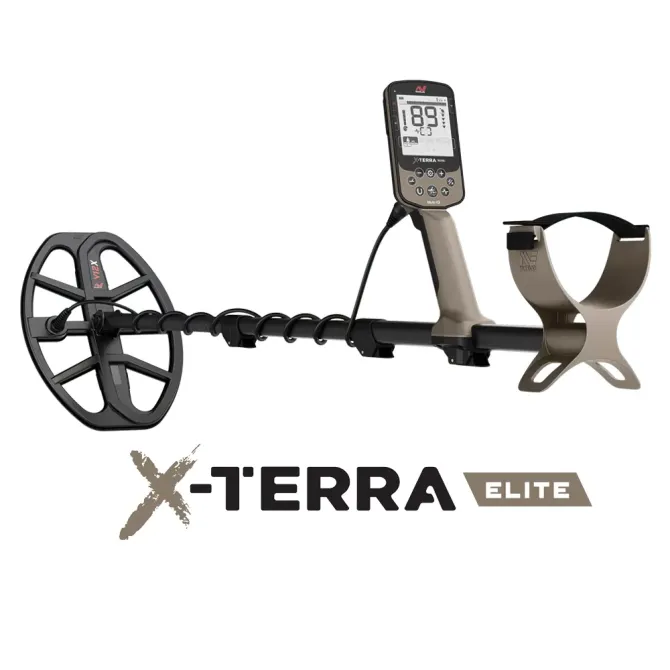 Металлоискатель X-TERRA ELITE с цифровым дисплеем и катушкой черного цвета