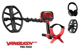 Металлоискатель Vanquish Pro-Pack с радиосистемой, наушниками и дополнительной катушкой